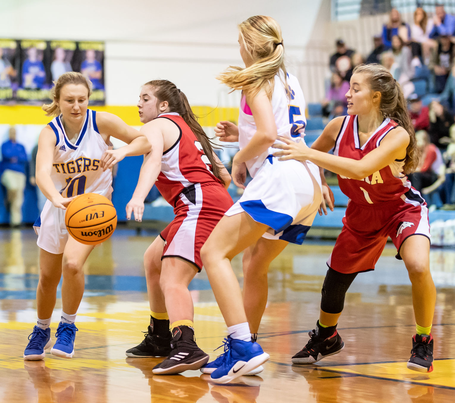 Friday night basketball action